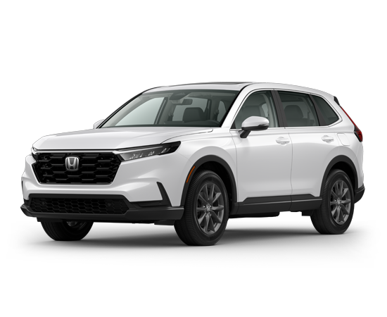 2026 Honda CR-V AWD EX-L in Platinum White Pearl — front three-quarter view
